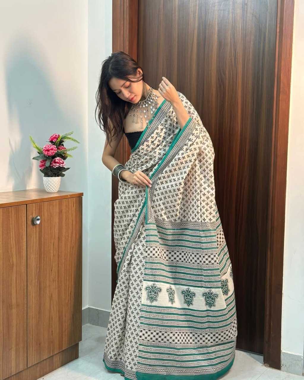 YNF Wholesale Cotton Ready To Wear Sarees KESH606 530 | Surat Manufacturer