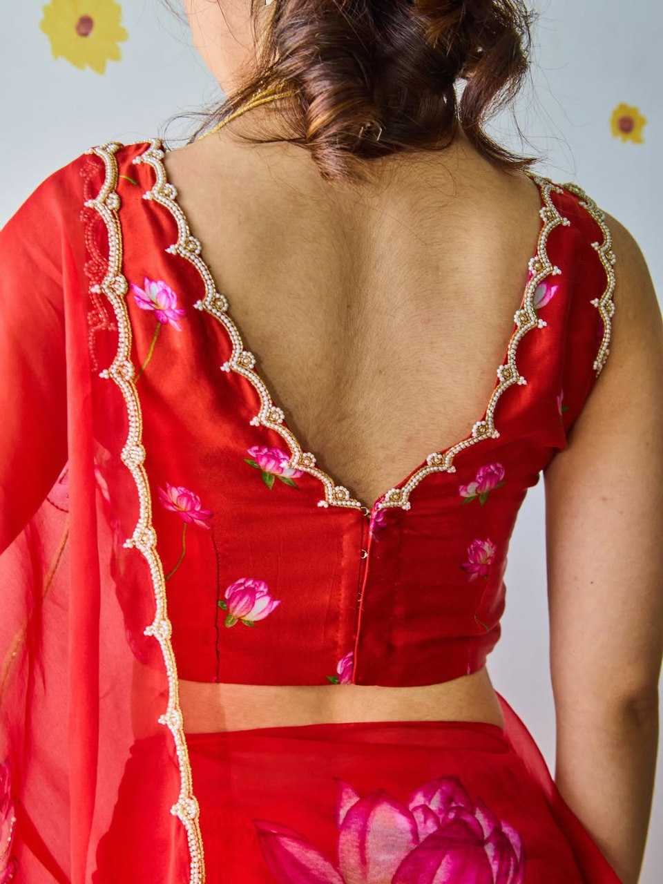 YNF Wholesale Organza Silk Ready To Wear Sarees KESH606 534 | Surat Manufacturer