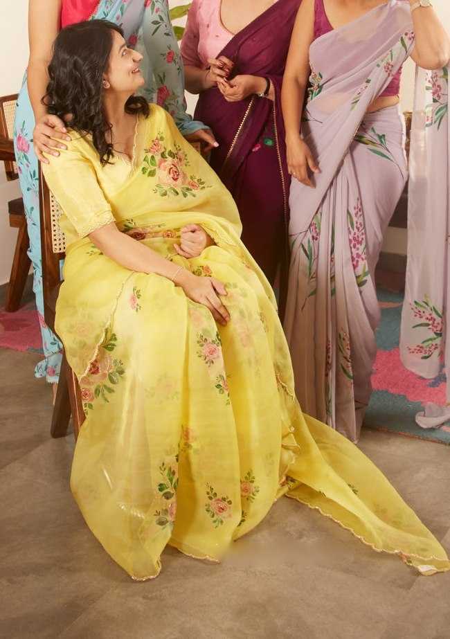 YNF Wholesale Satin Silk Ready To Wear Sarees KESH606 535 | Surat Manufacturer
