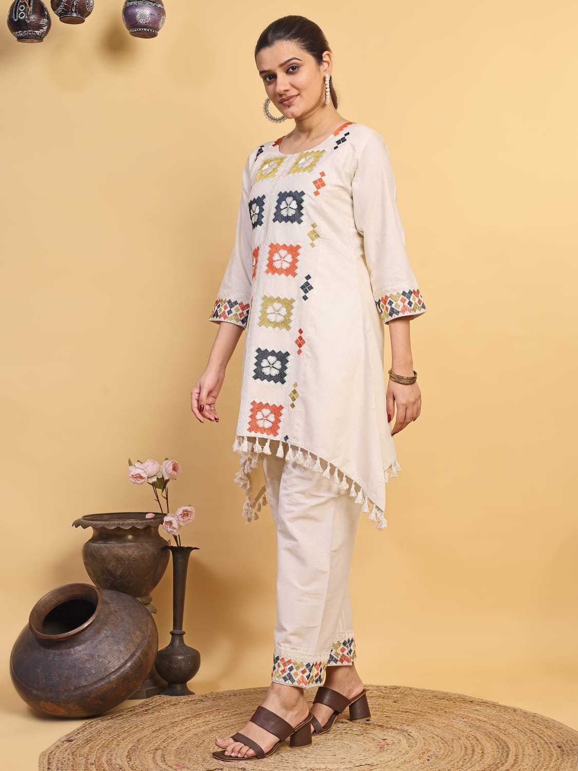 YNF Wholesale Cotton Embroidery Suits  | Surat Manufacturer