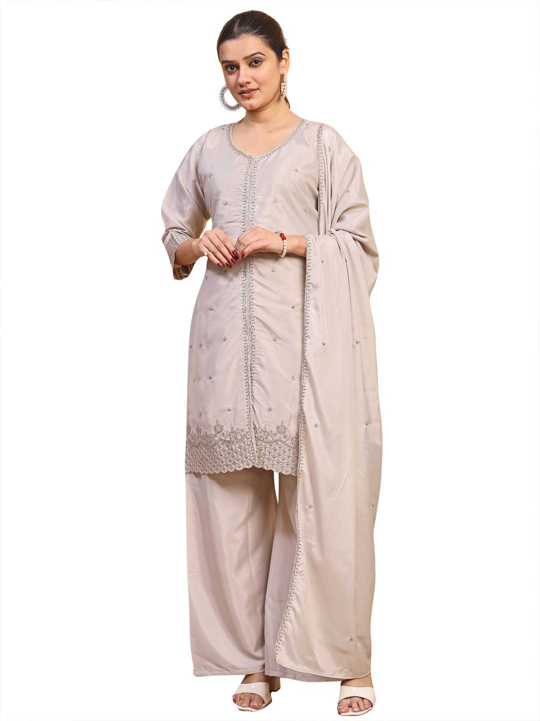 YNF Wholesale Pure Silk Embroidery Suits  | Surat Manufacturer