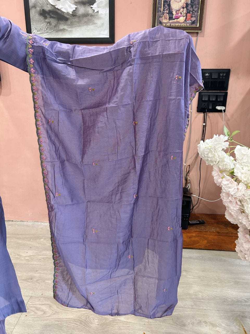 YNF Wholesale Chanderi Cotton Embroidery Suits KESH608 Paired | Surat Manufacturer