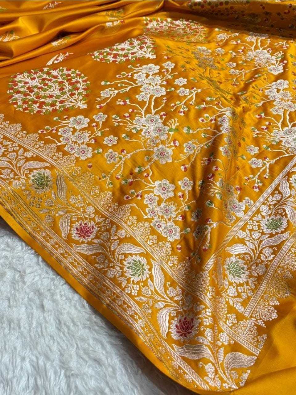 YNF Wholesale Handloom Silk Designer Sarees  | Surat Manufacturer
