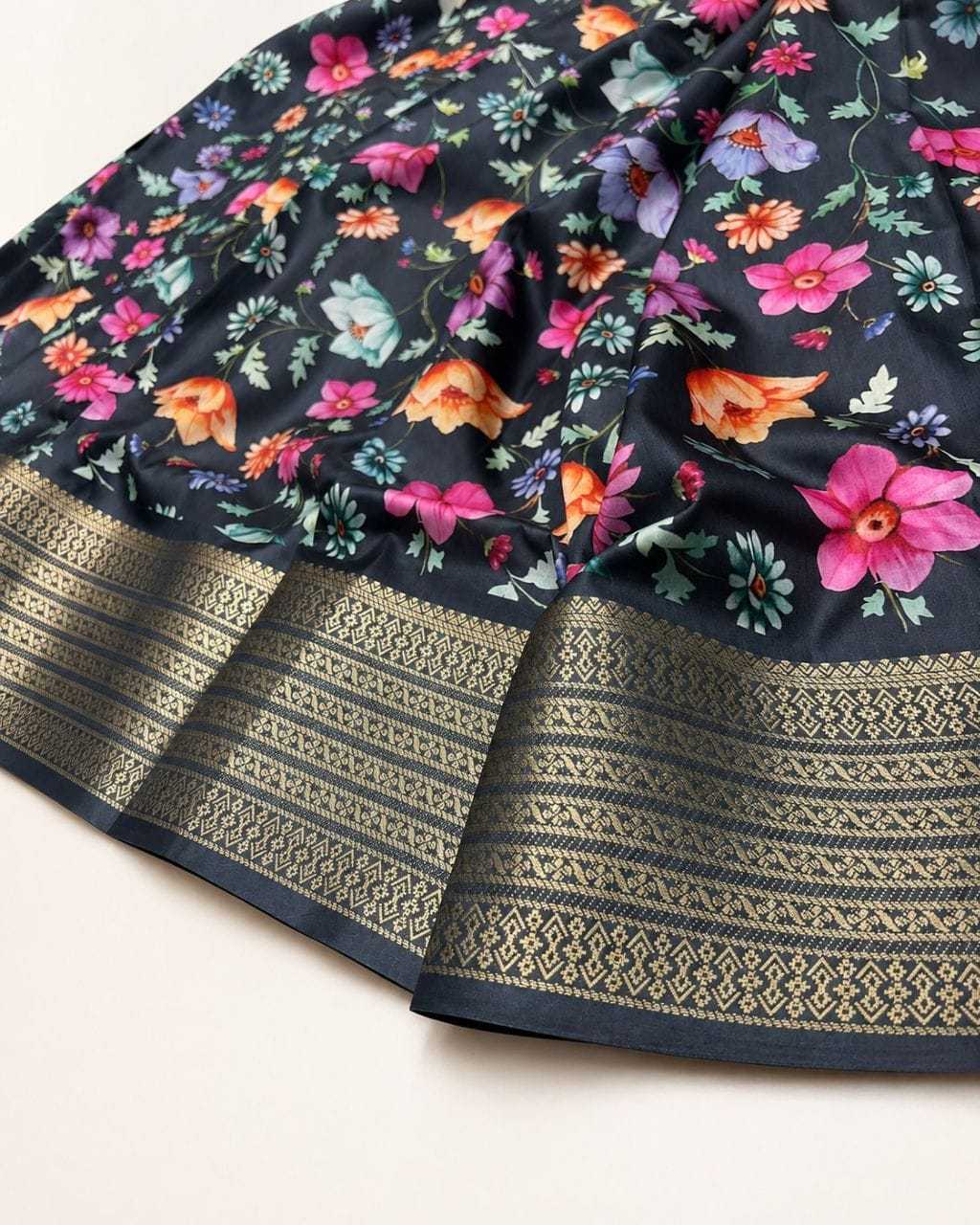 YNF Wholesale Crepe Printed Sarees  | Surat Manufacturer