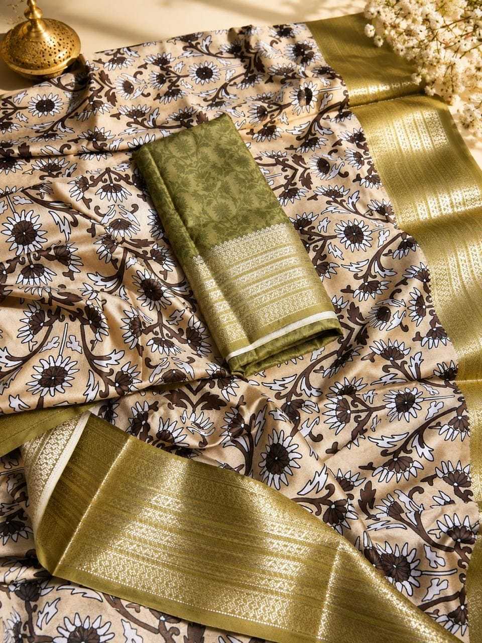 YNF Wholesale Crepe Printed Sarees  | Surat Manufacturer