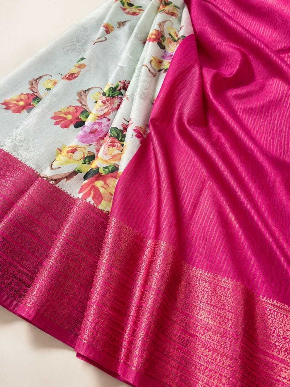 YNF Wholesale Crepe Printed Sarees  | Surat Manufacturer