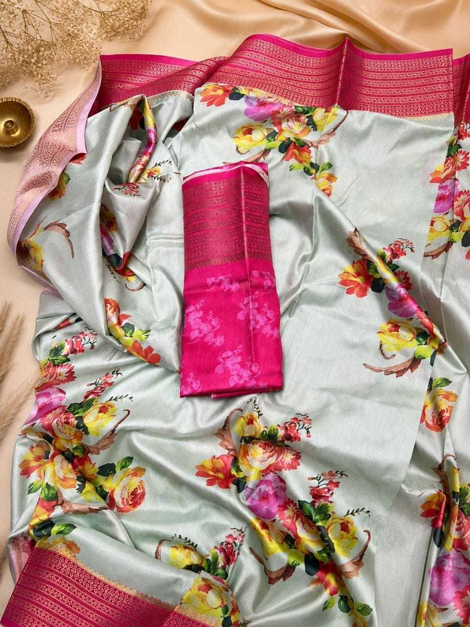 YNF Wholesale Crepe Printed Sarees  | Surat Manufacturer