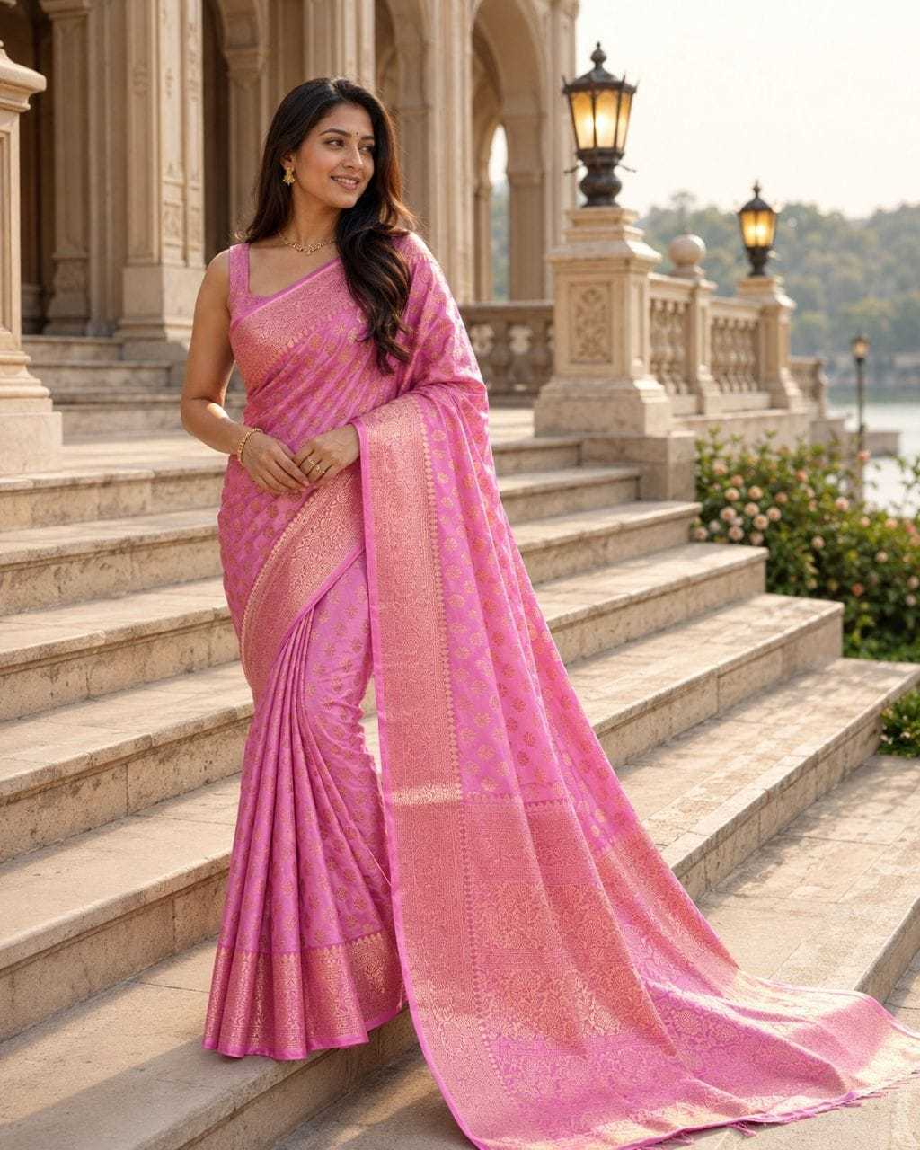 YNF Wholesale Soft Silk Butta Sarees  | Surat Manufacturer