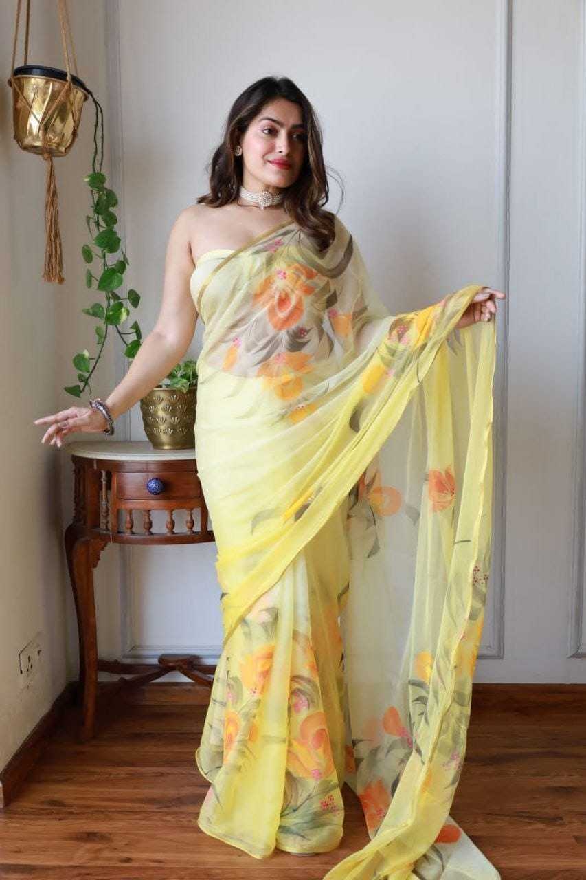 YNF Wholesale Cotton Printed Sarees  | Surat Manufacturer