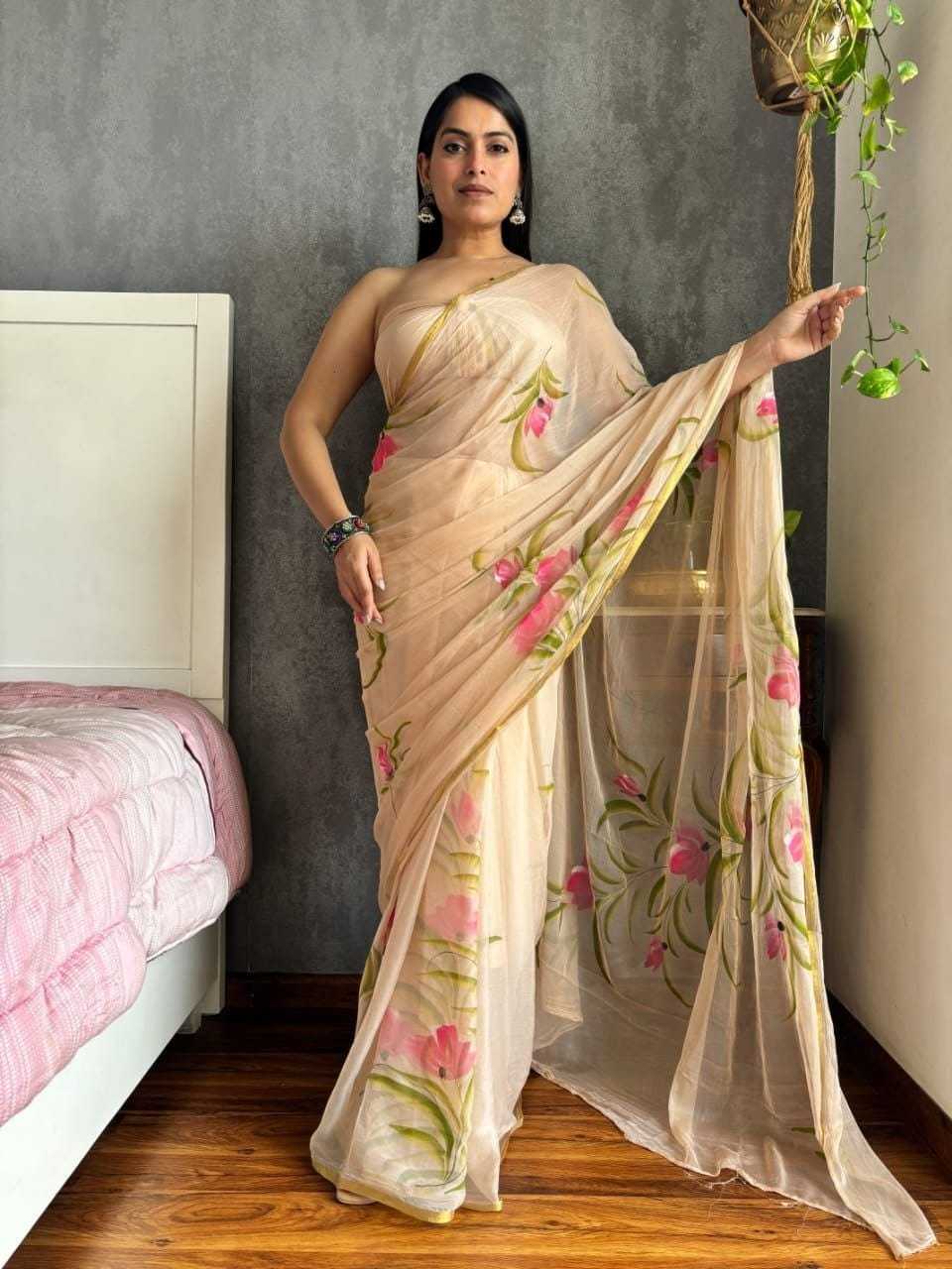YNF Wholesale Cotton Printed Sarees  | Surat Manufacturer