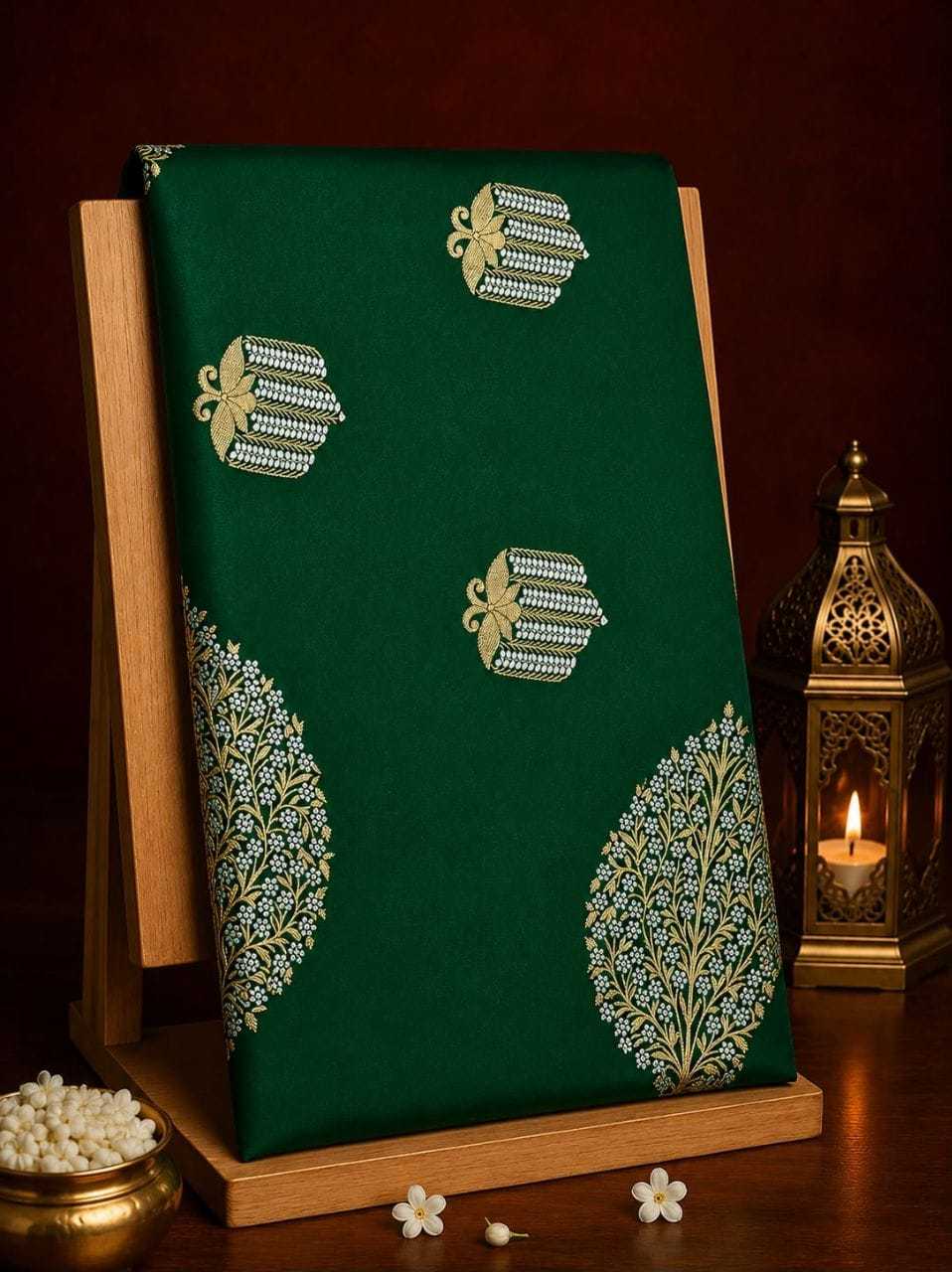 YNF Wholesale Satin Silk Jacquard Saree  | Surat Manufacturer