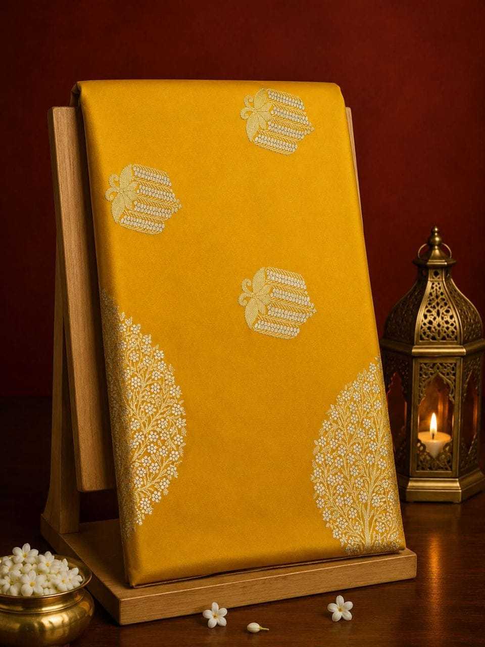 YNF Wholesale Satin Silk Jacquard Saree  | Surat Manufacturer