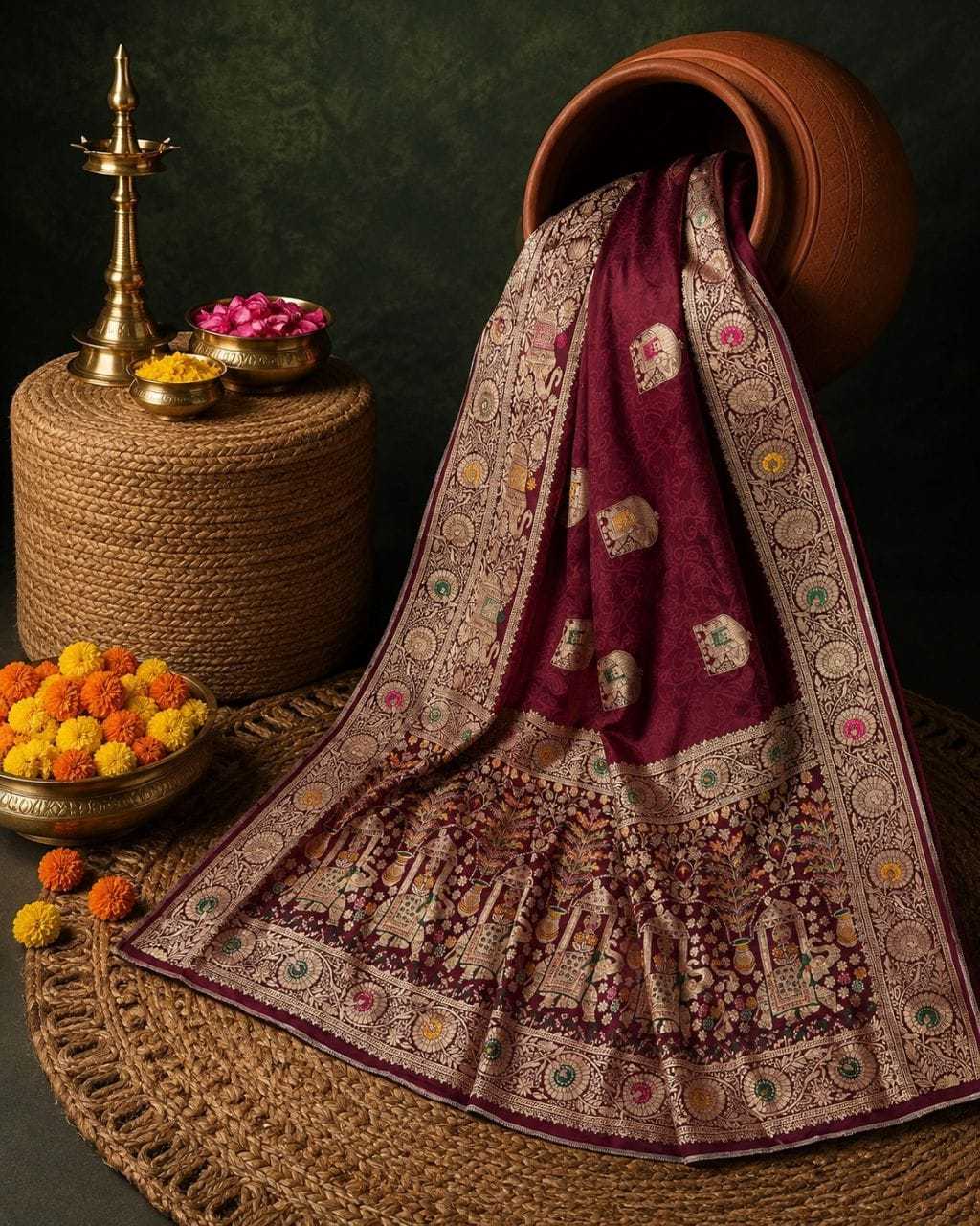 YNF Wholesale Soft Silk Lightweight Sarees  | Surat Manufacturer