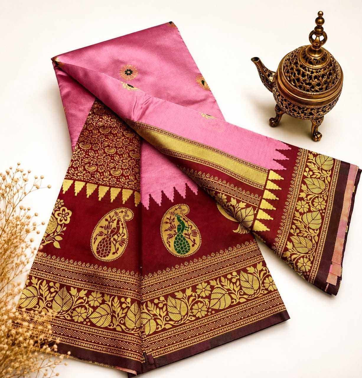 YNF Wholesale Silk Zari Border Sarees  | Surat Manufacturer