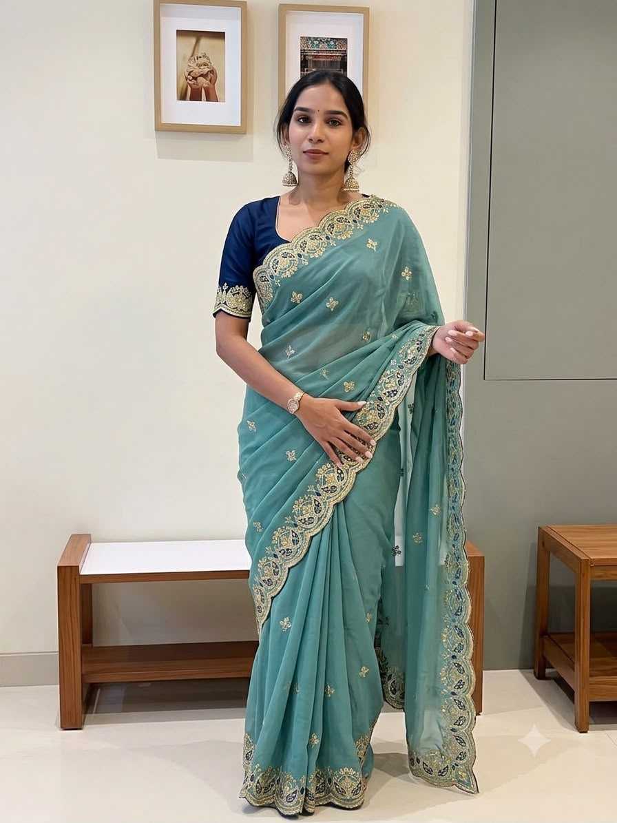 YNF Wholesale Georgette Georgette Sarees KESH610 899 | Surat Manufacturer