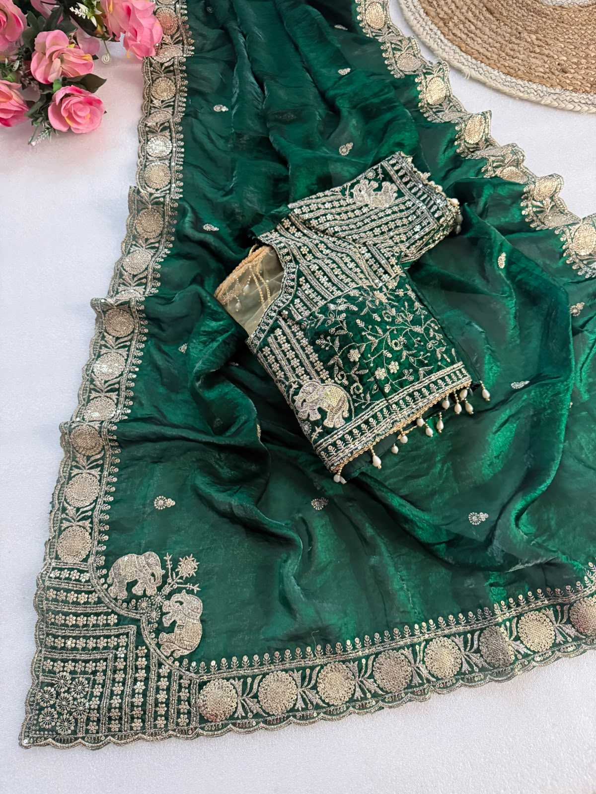YNF Wholesale Satin Designer Sarees KESH610 MANKI | Surat Manufacturer