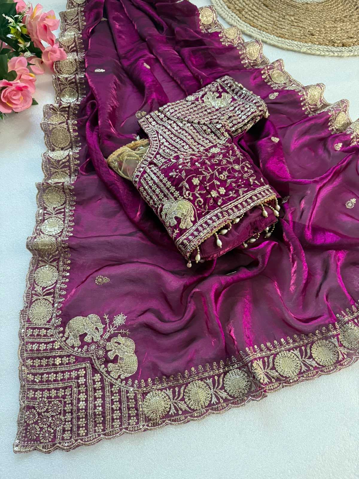 YNF Wholesale Satin Designer Sarees KESH610 MANKI | Surat Manufacturer