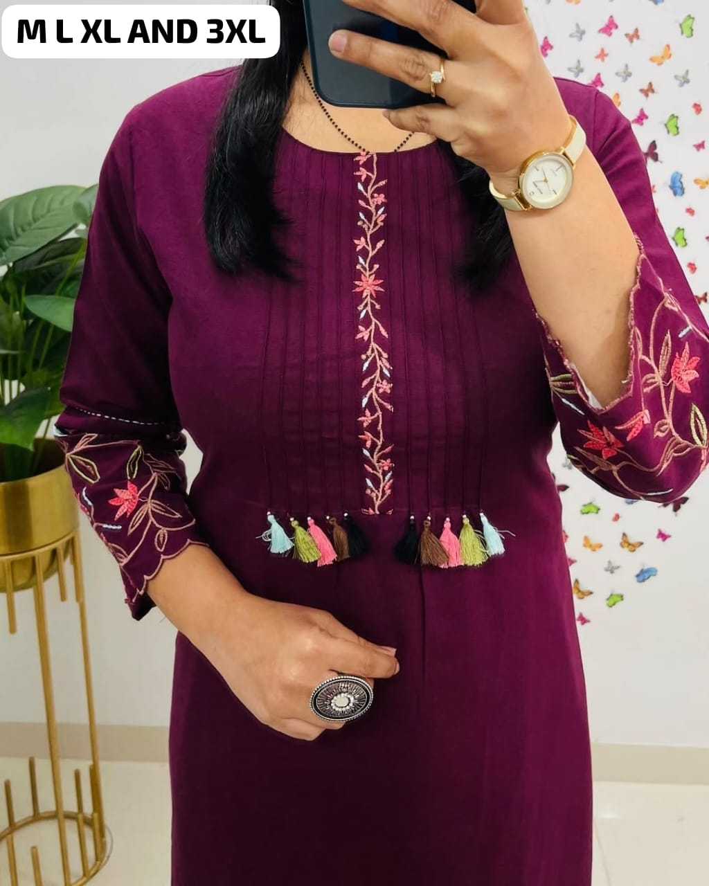 YNF Wholesale Cotton Designer Kurtis  | Surat Manufacturer