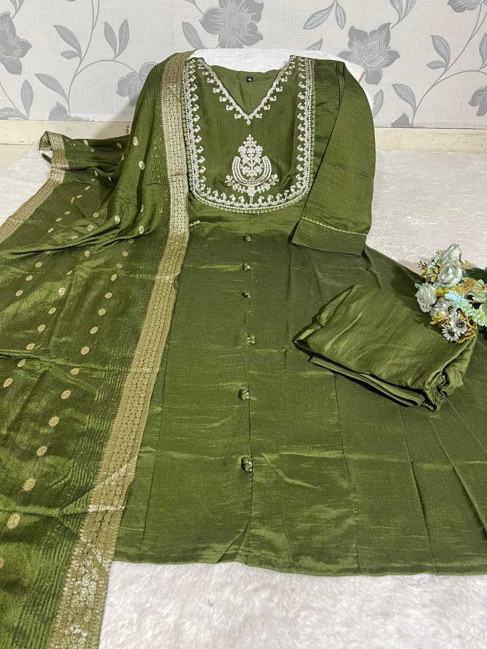 YNF Wholesale Chinon Festive Kurtis  | Surat Manufacturer