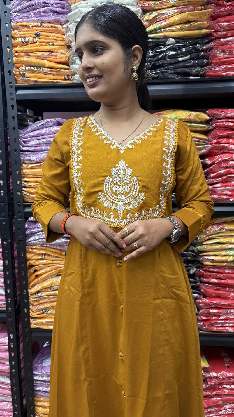 YNF Wholesale Chinon Festive Kurtis  | Surat Manufacturer