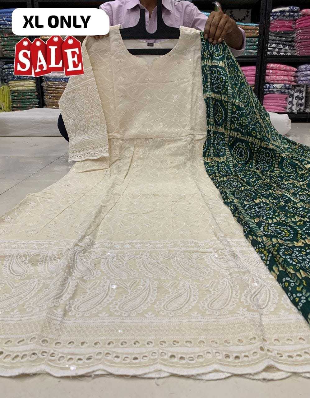 YNF Wholesale Cotton Anarkali Gown  | Surat Manufacturer