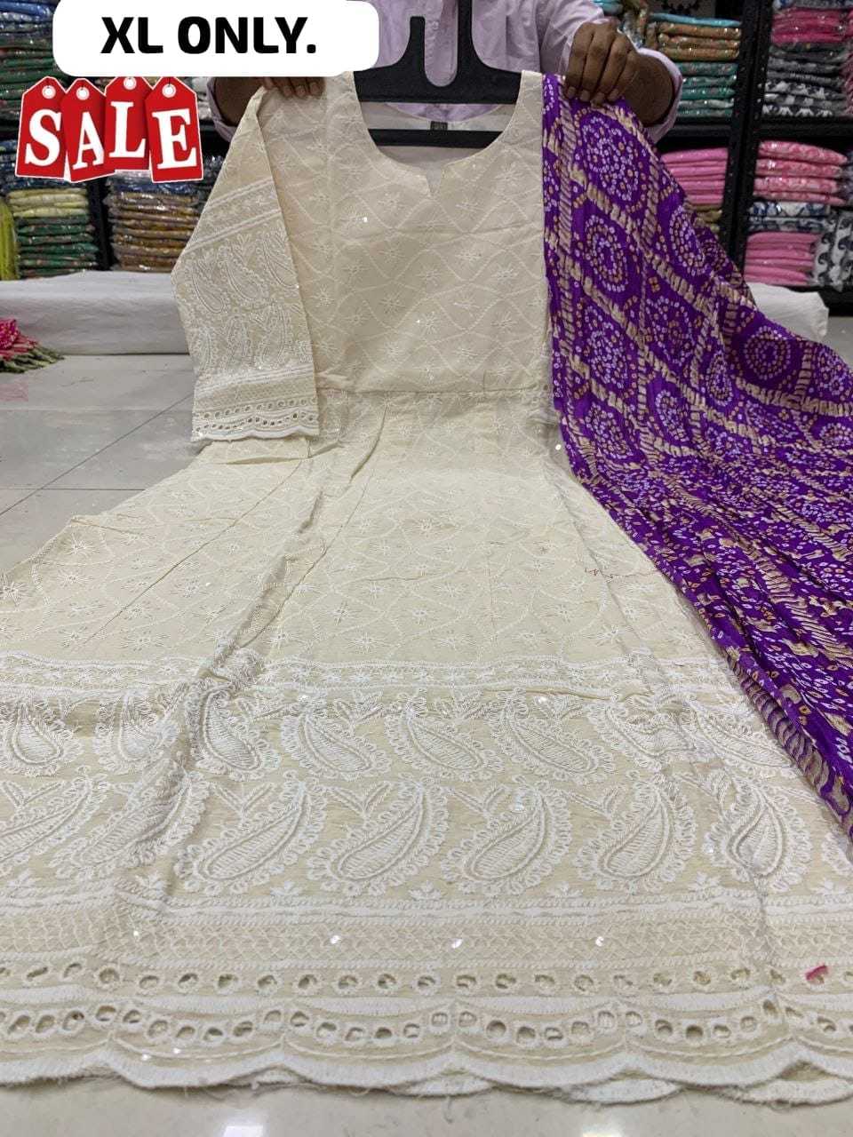 YNF Wholesale Cotton Anarkali Gown  | Surat Manufacturer