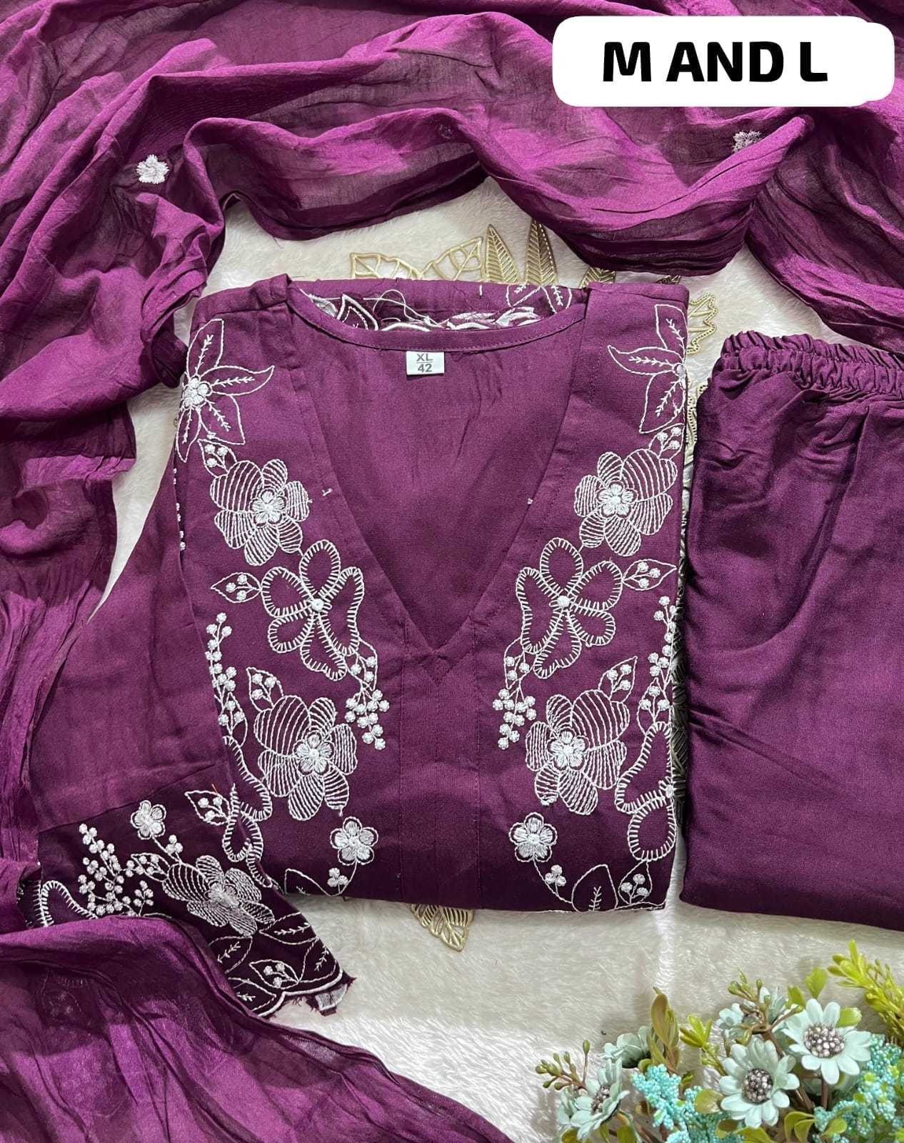YNF Wholesale Rayon Embroidery Suits  | Surat Manufacturer