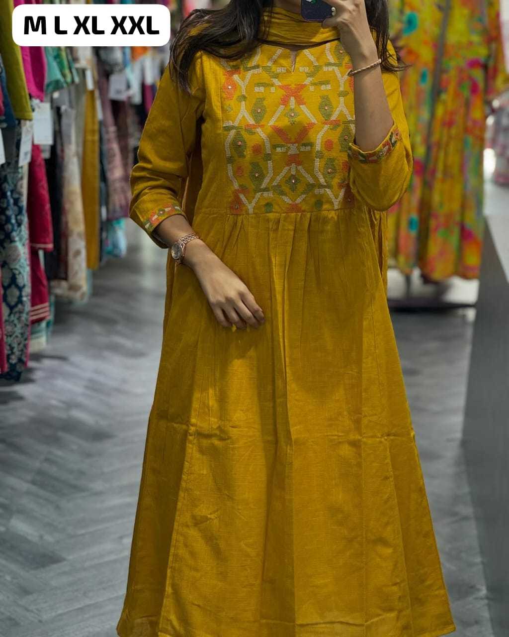 YNF Wholesale Cotton Embroidery Suits  | Surat Manufacturer