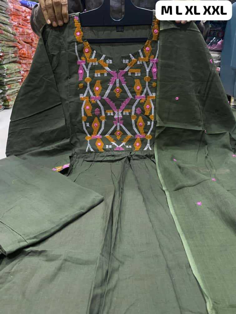 YNF Wholesale Cotton Embroidery Suits  | Surat Manufacturer