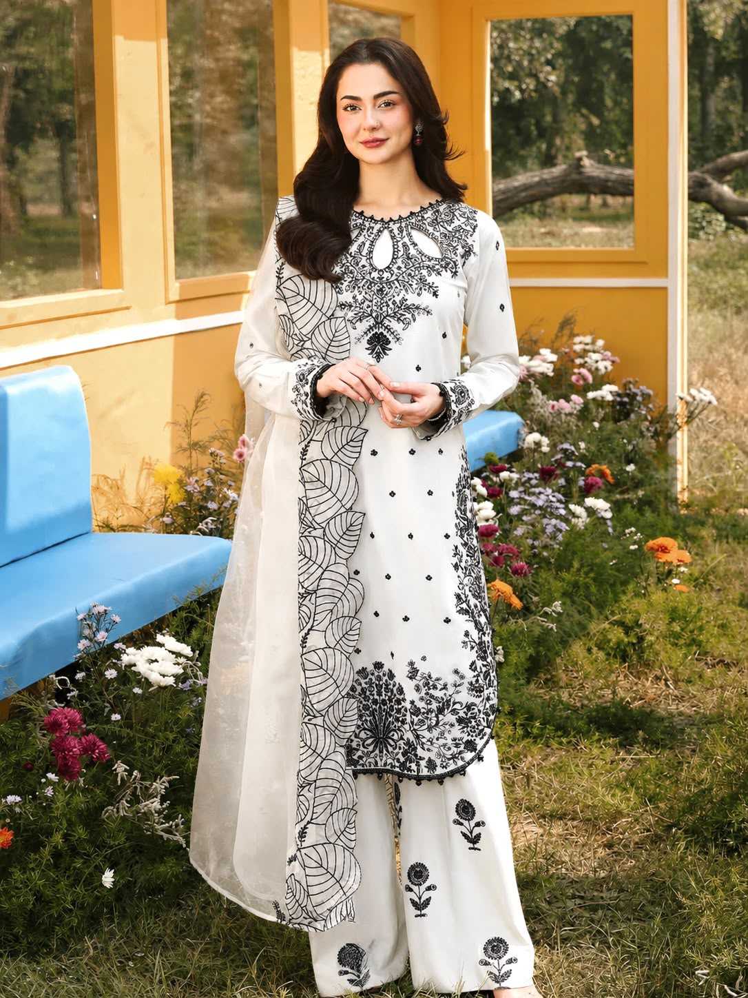 YNF Wholesale Satin Embroidery Suits  | Surat Manufacturer