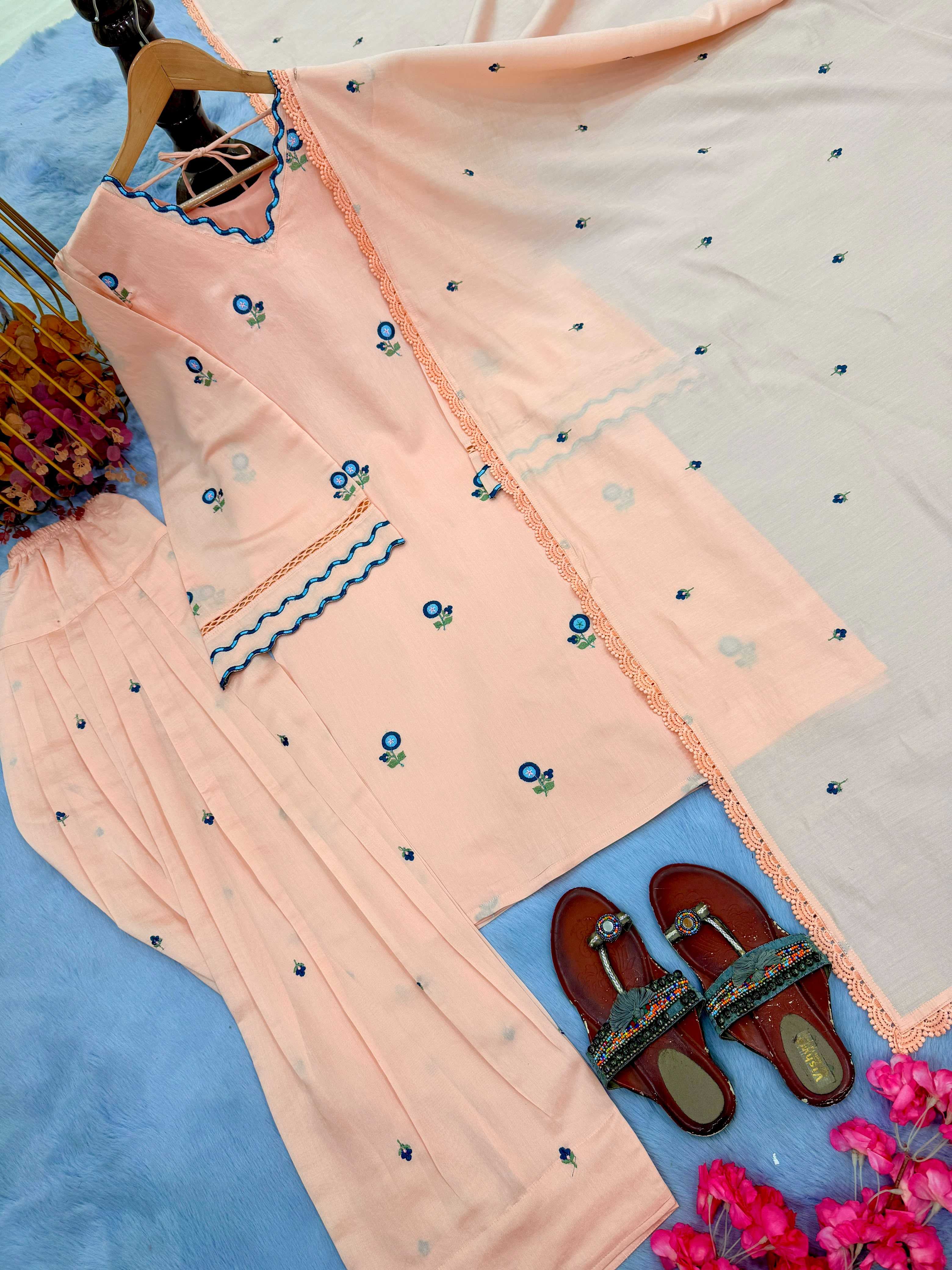 YNF Wholesale Satin Embroidery Suits  | Surat Manufacturer