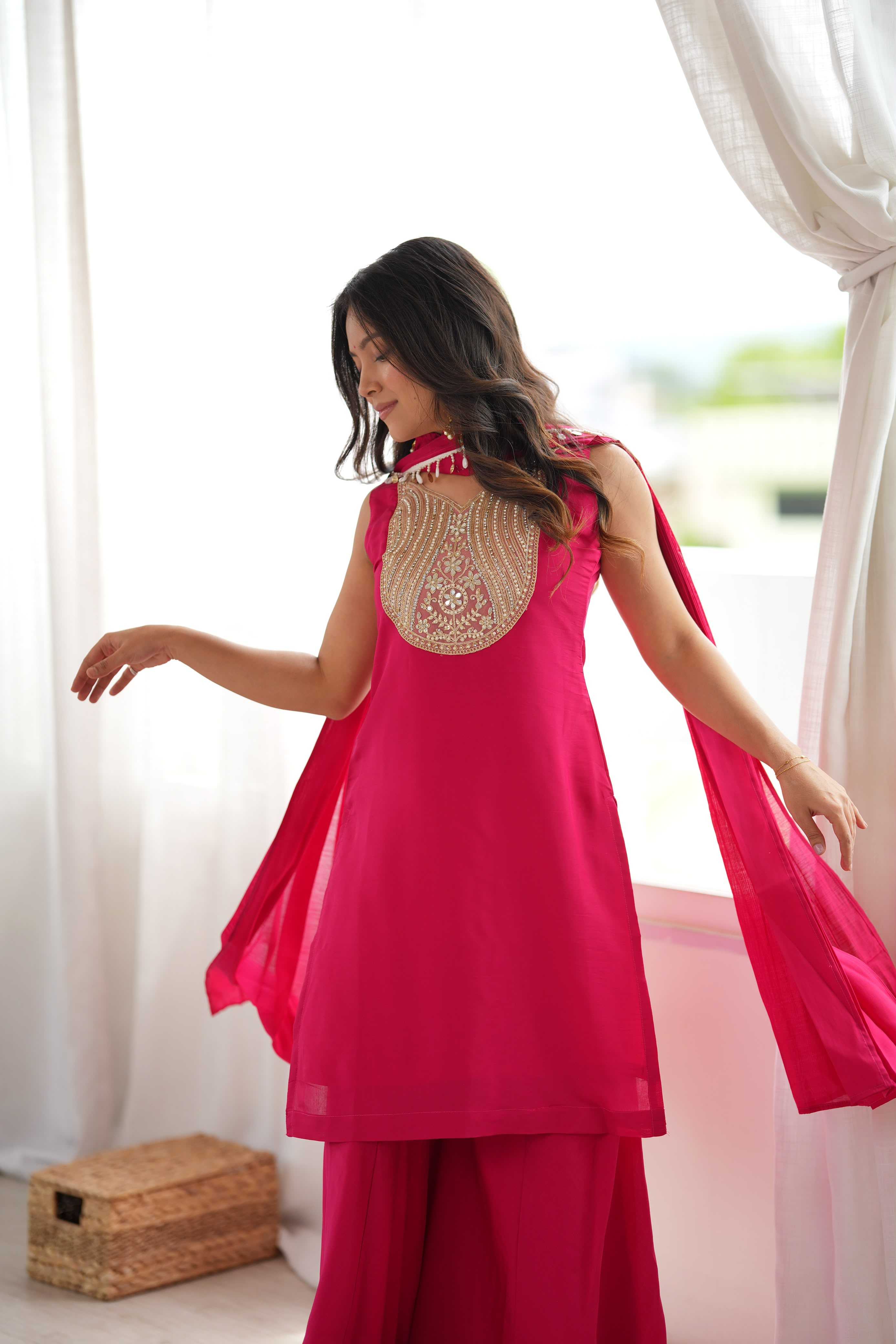 YNF Wholesale Heavy Roman Silk Designer Kurtis  | Surat Manufacturer