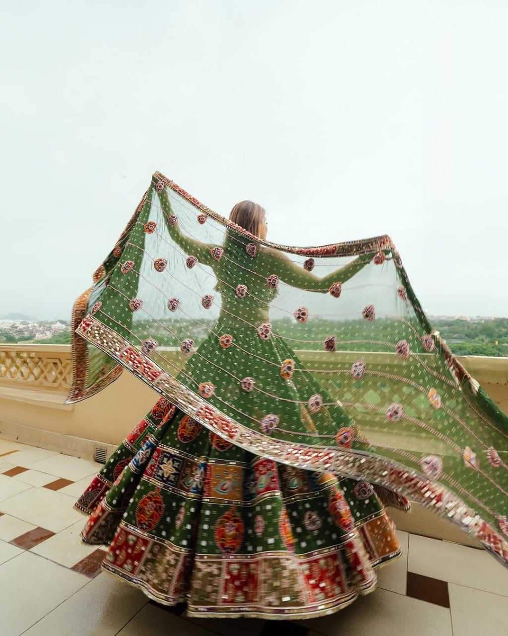 YNF Wholesale Muslin Cotton Designer Lehenga KESH619 Navratri 1 | Surat Manufacturer