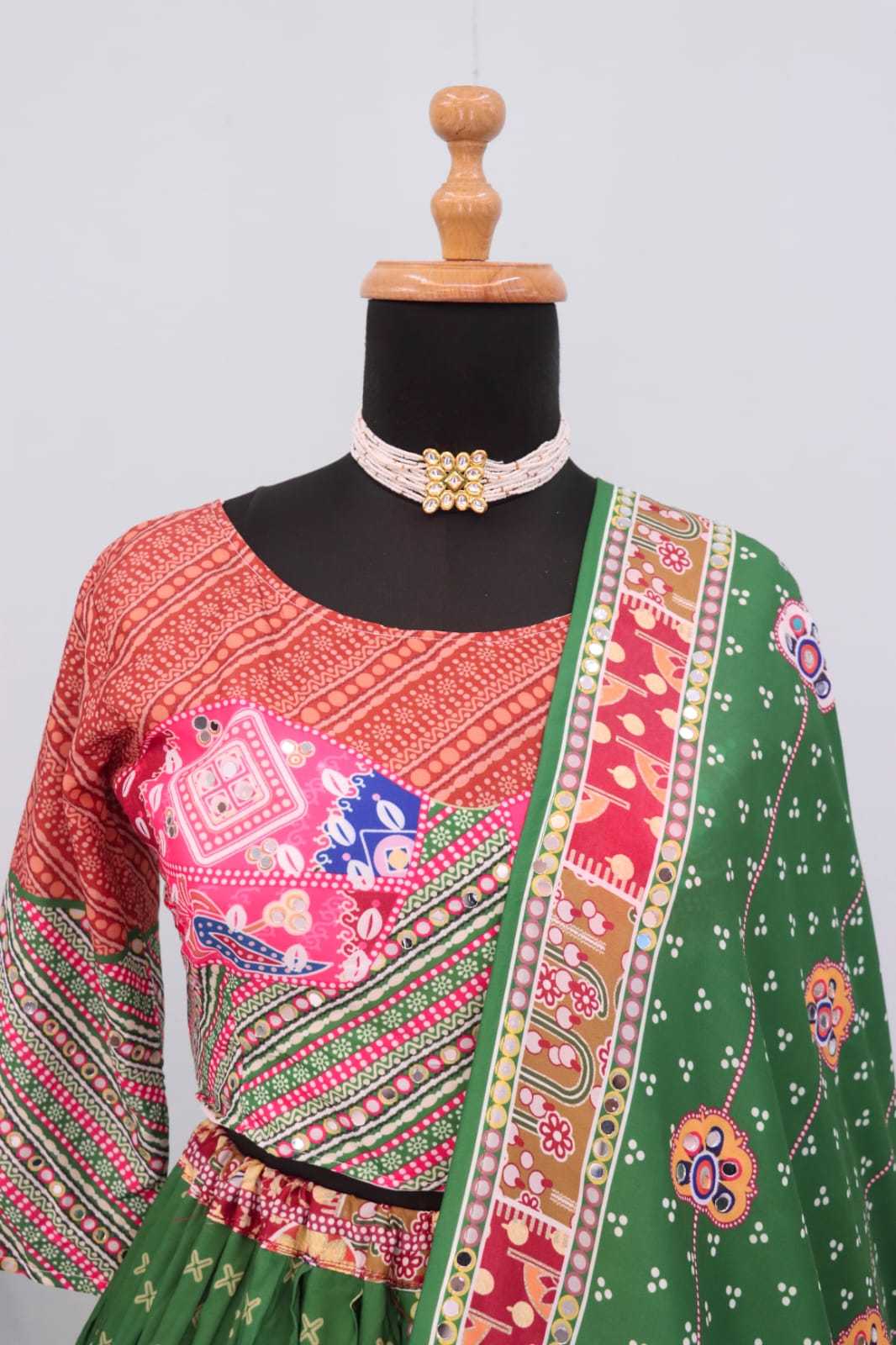 YNF Wholesale Muslin Cotton Designer Lehenga KESH619 Navratri 1 | Surat Manufacturer