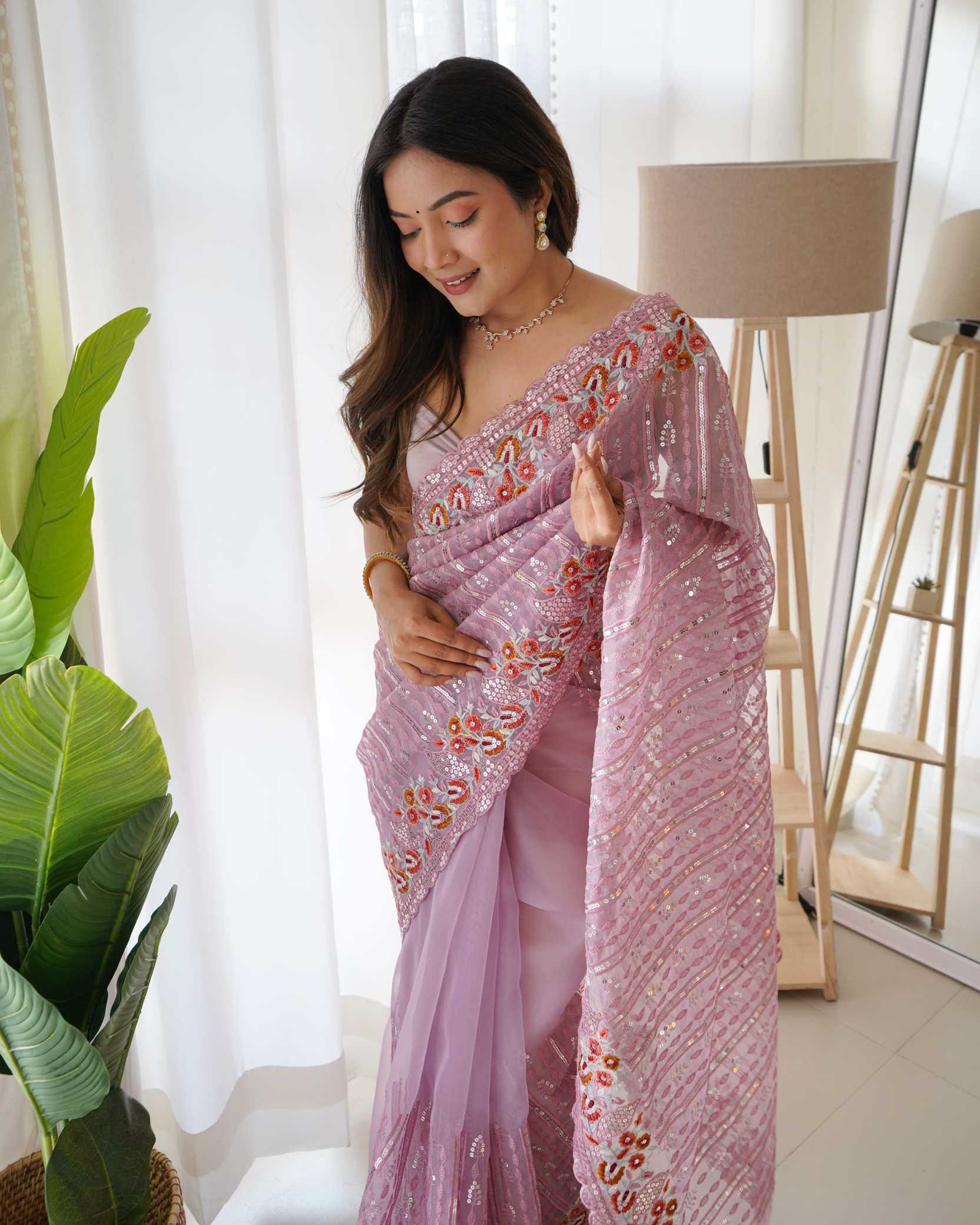 YNF Wholesale Organza Silk Heavy Silk Sarees  | Surat Manufacturer