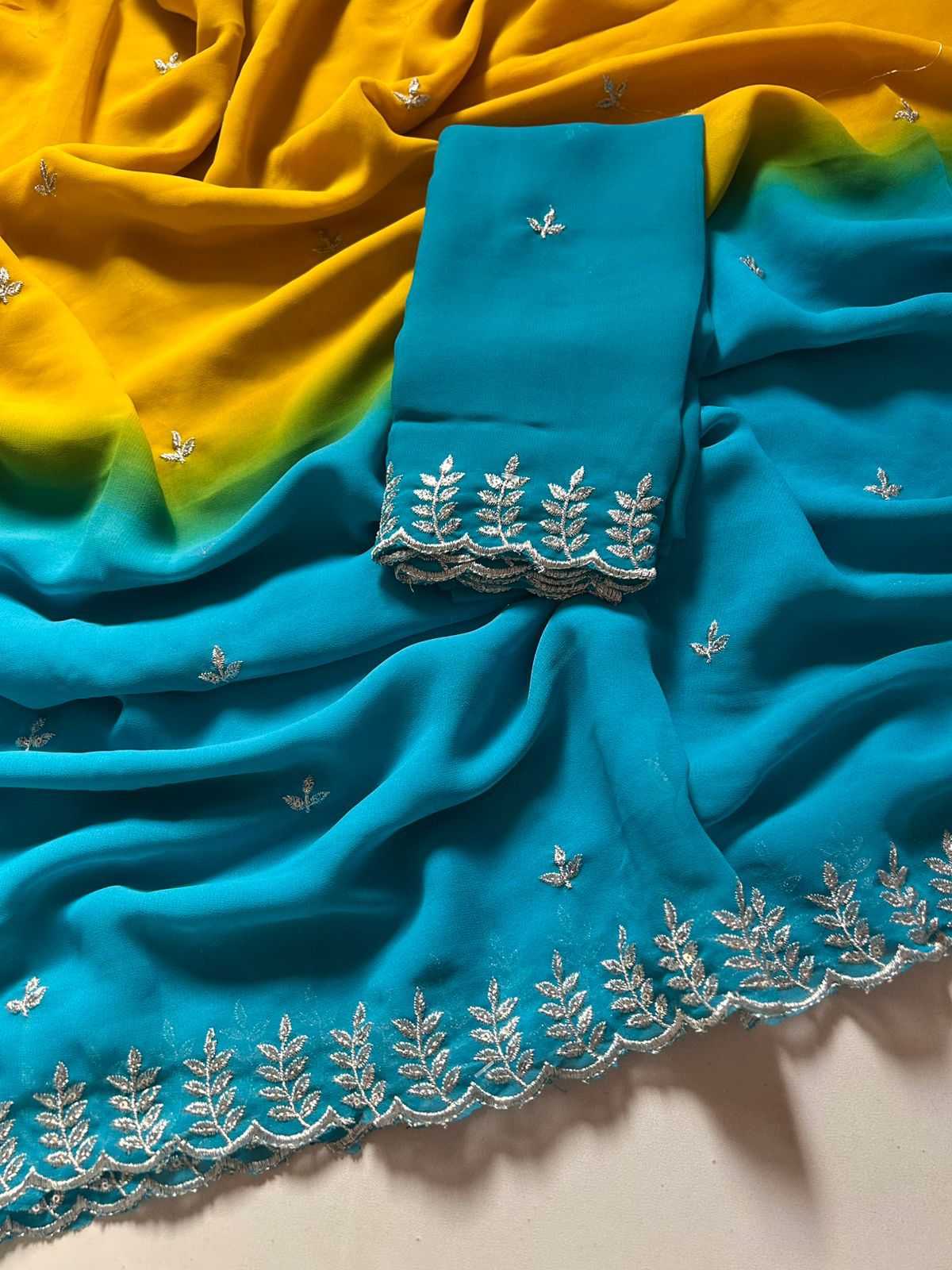 YNF Wholesale Georgette Georgette Sarees  | Surat Manufacturer