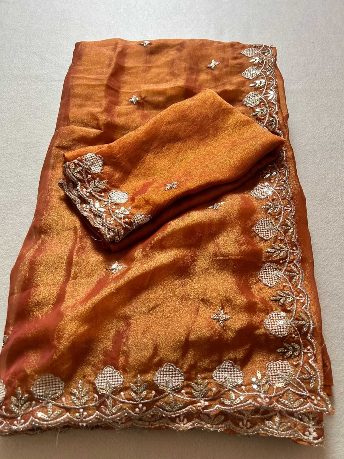 YNF Wholesale Tissue Silk Party Wear Silk Sarees  | Surat Manufacturer