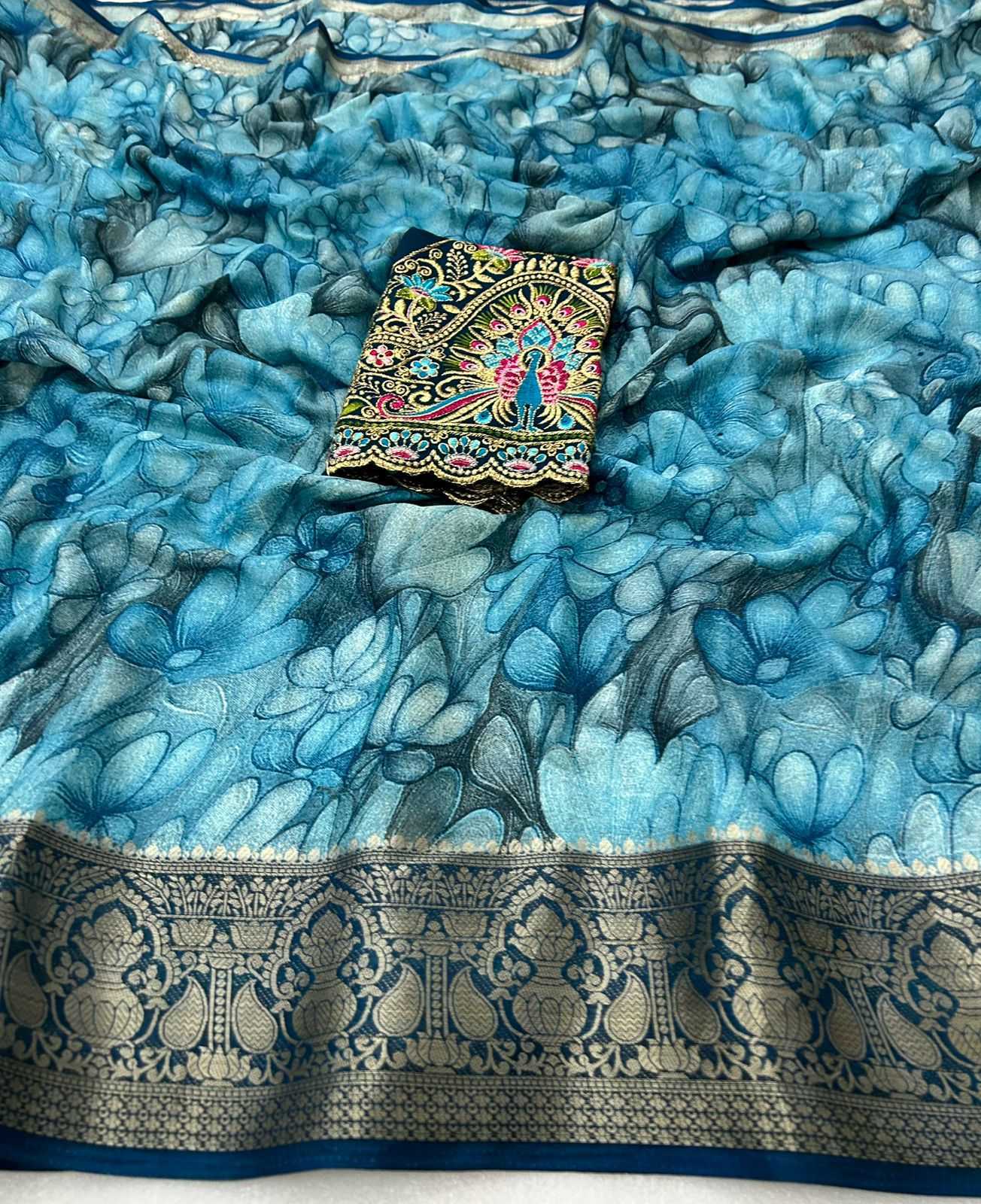 YNF Wholesale Chiffon Printed Sarees  | Surat Manufacturer