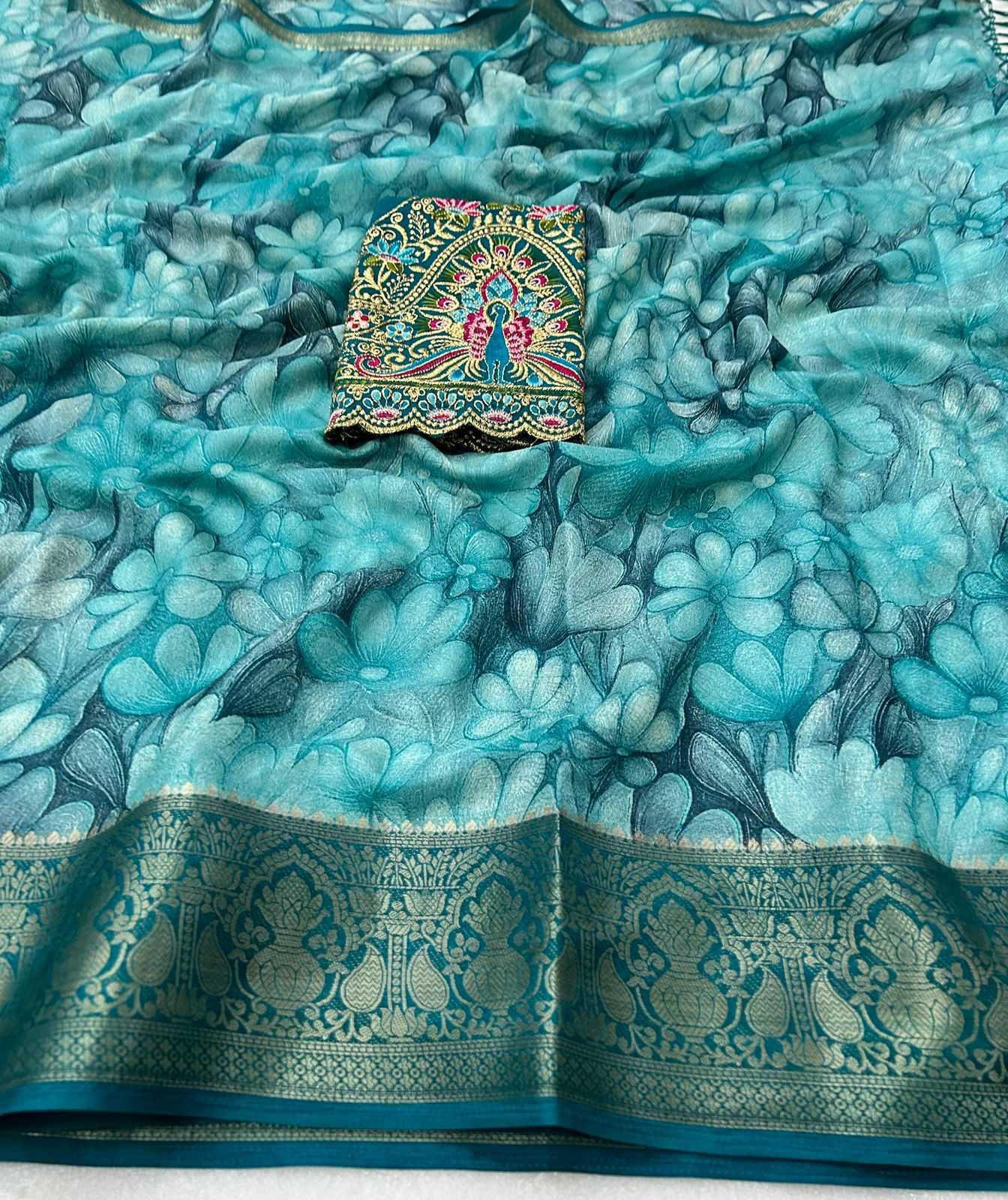 YNF Wholesale Chiffon Printed Sarees  | Surat Manufacturer