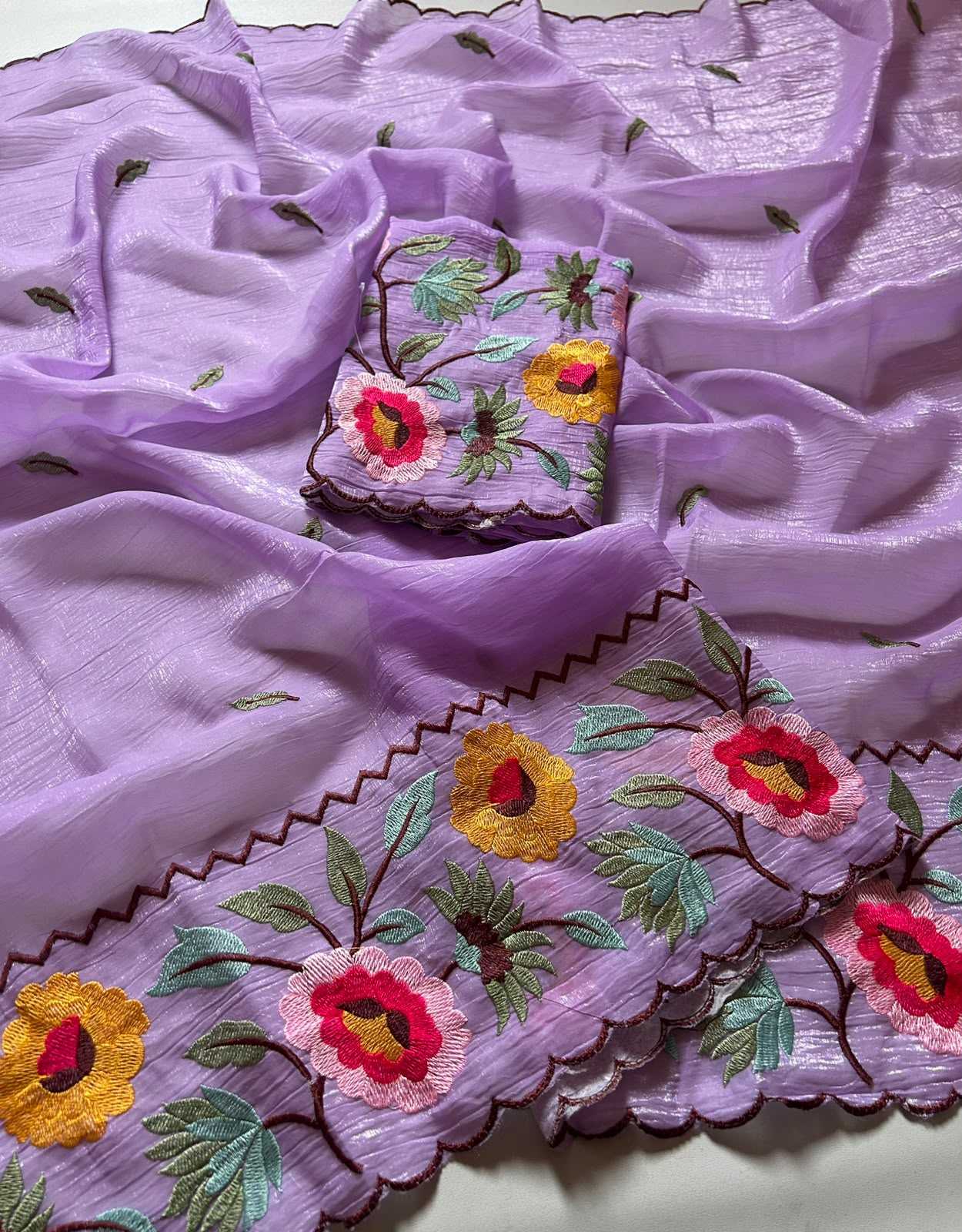 YNF Wholesale Tissue Designer Sarees  | Surat Manufacturer