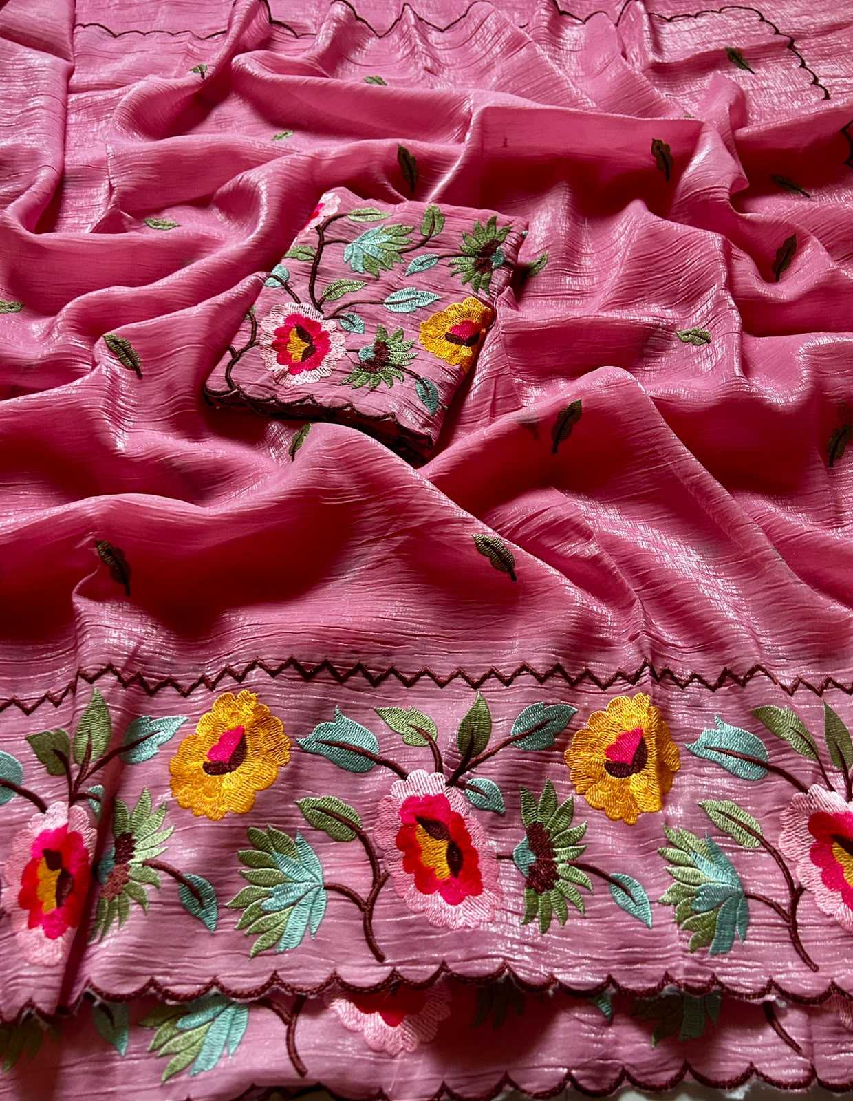 YNF Wholesale Tissue Designer Sarees  | Surat Manufacturer