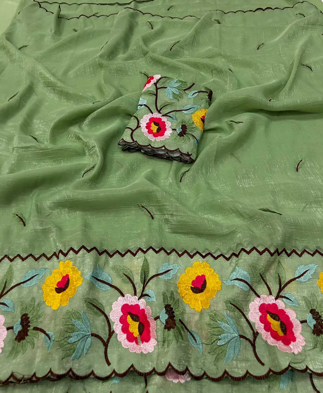 YNF Wholesale Tissue Designer Sarees  | Surat Manufacturer