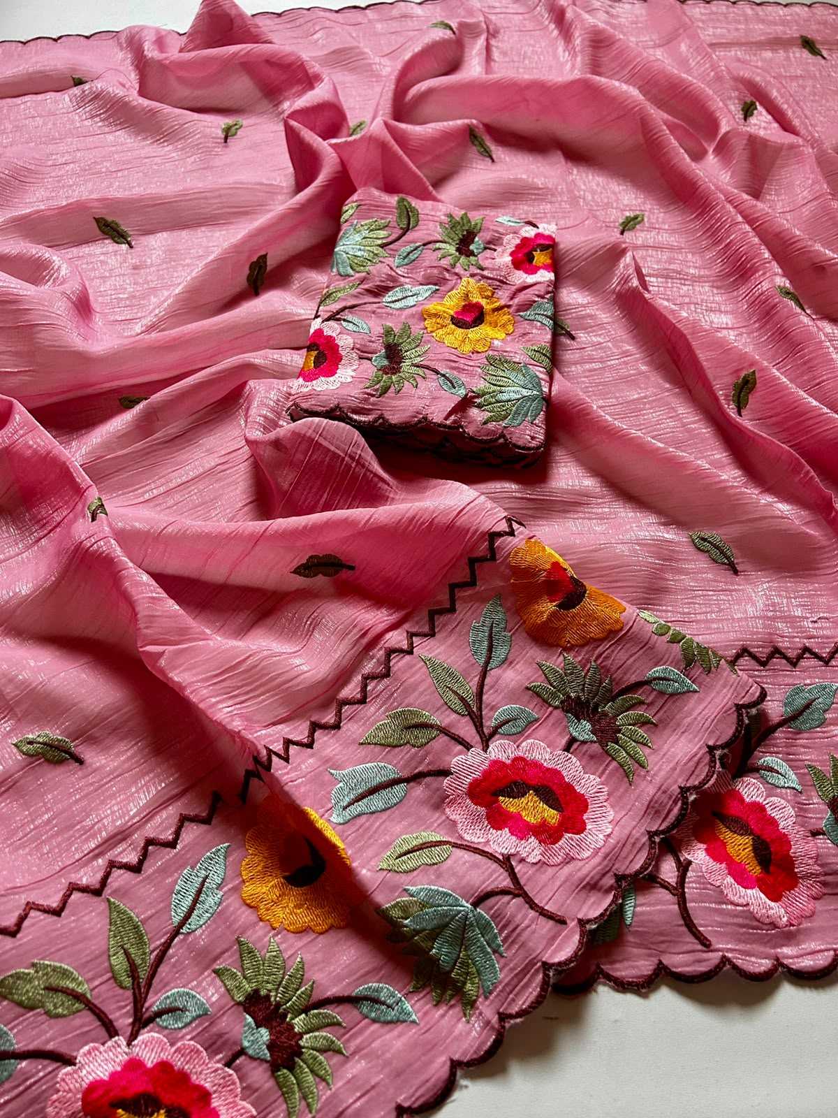 YNF Wholesale Tissue Designer Sarees  | Surat Manufacturer