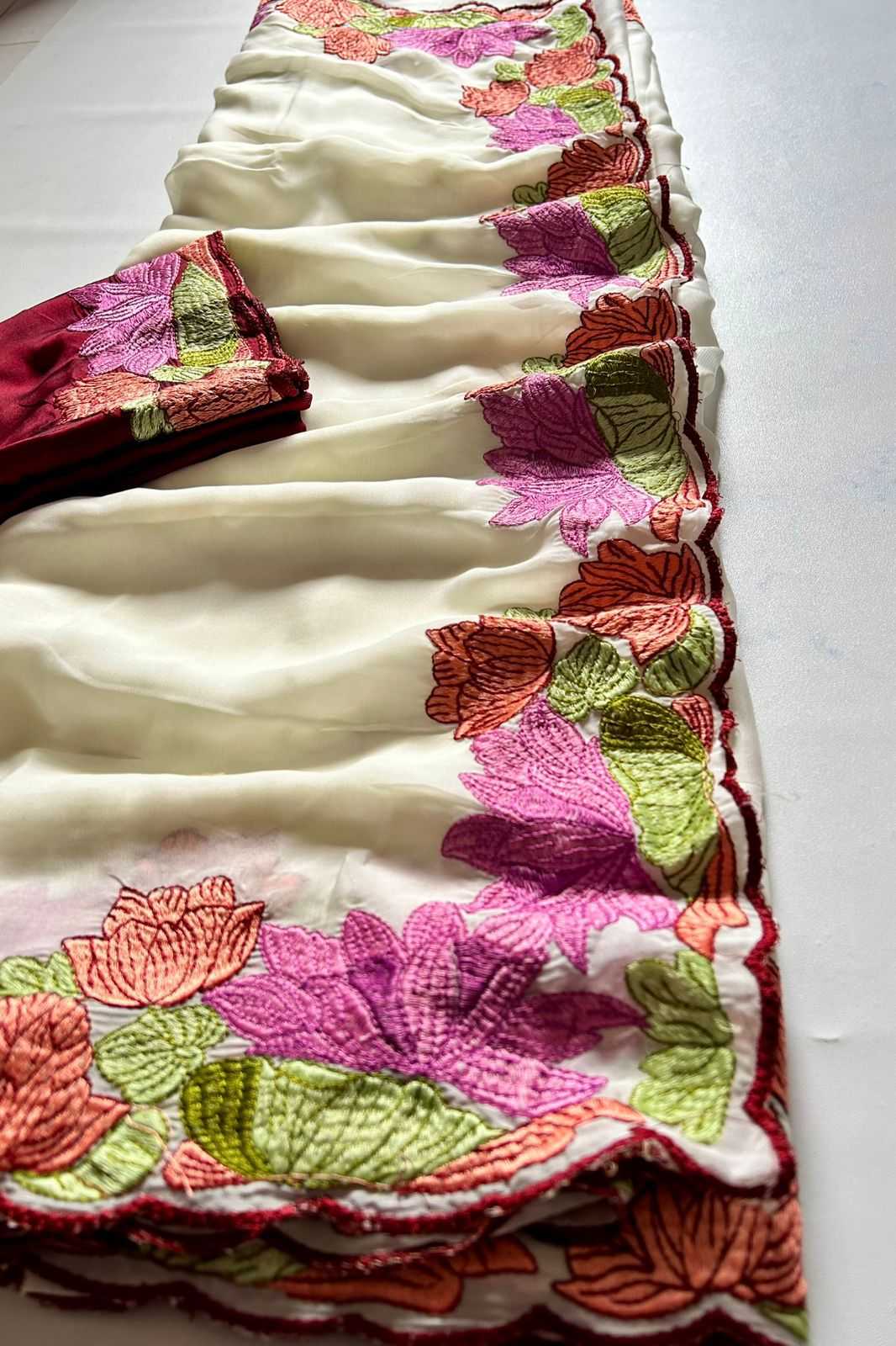 YNF Wholesale Rangoli Silk Embroidered Silk Sarees  | Surat Manufacturer