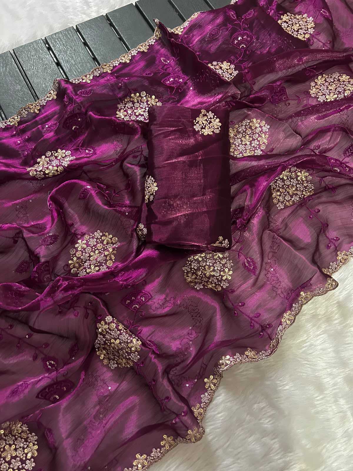 YNF Wholesale Satin Party Wear Sarees  | Surat Manufacturer
