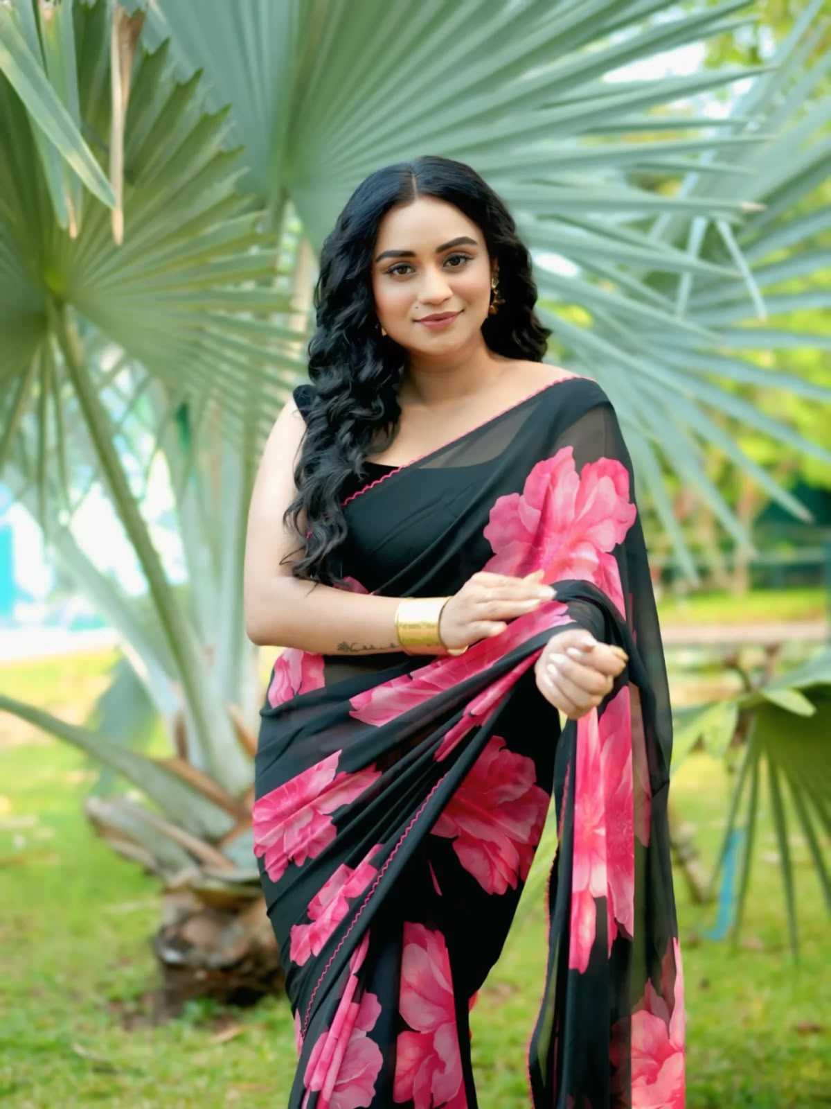 YNF Wholesale Georgette Designer Sarees  | Surat Manufacturer