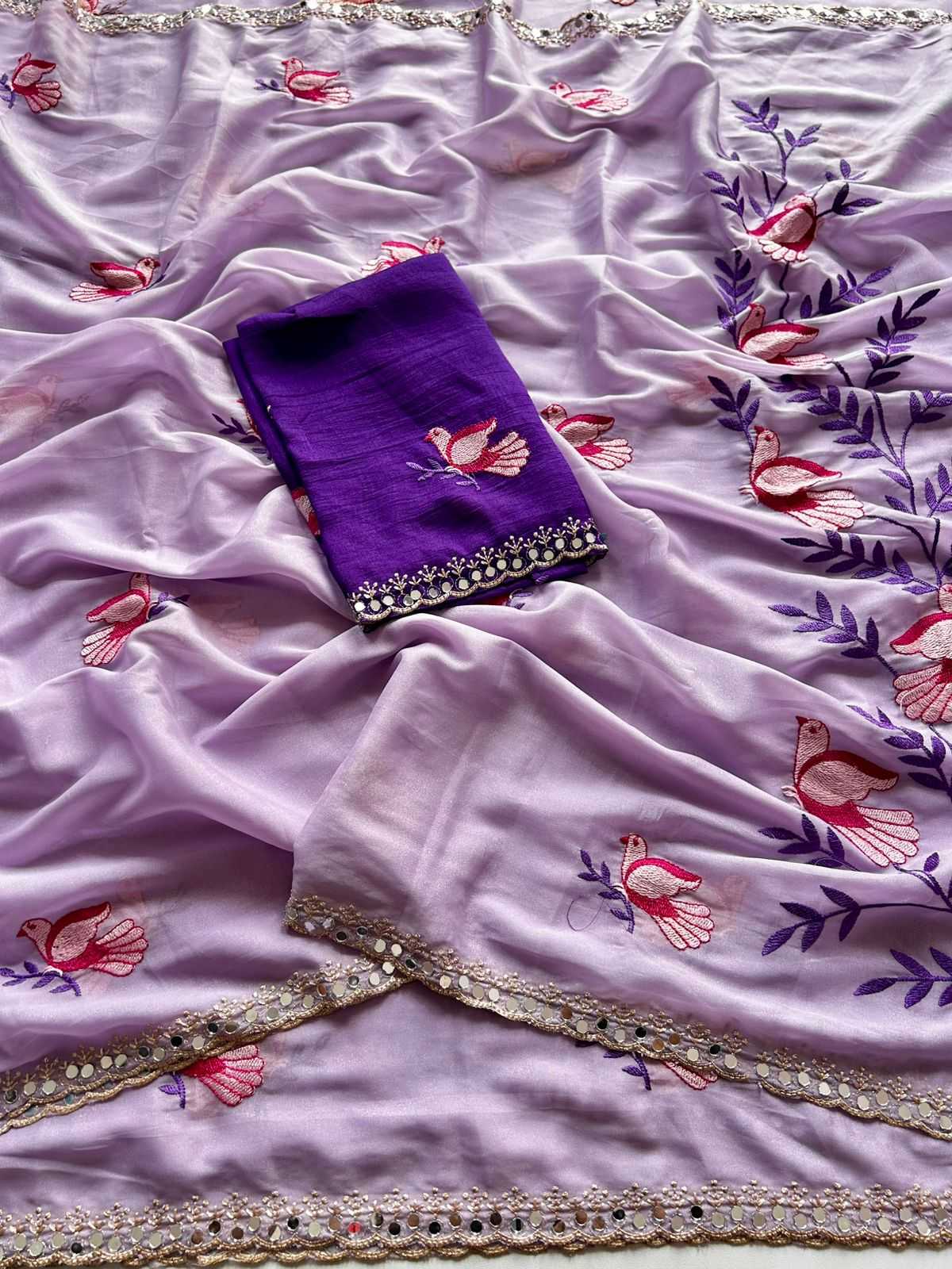 YNF Wholesale Georgette Designer Sarees  | Surat Manufacturer