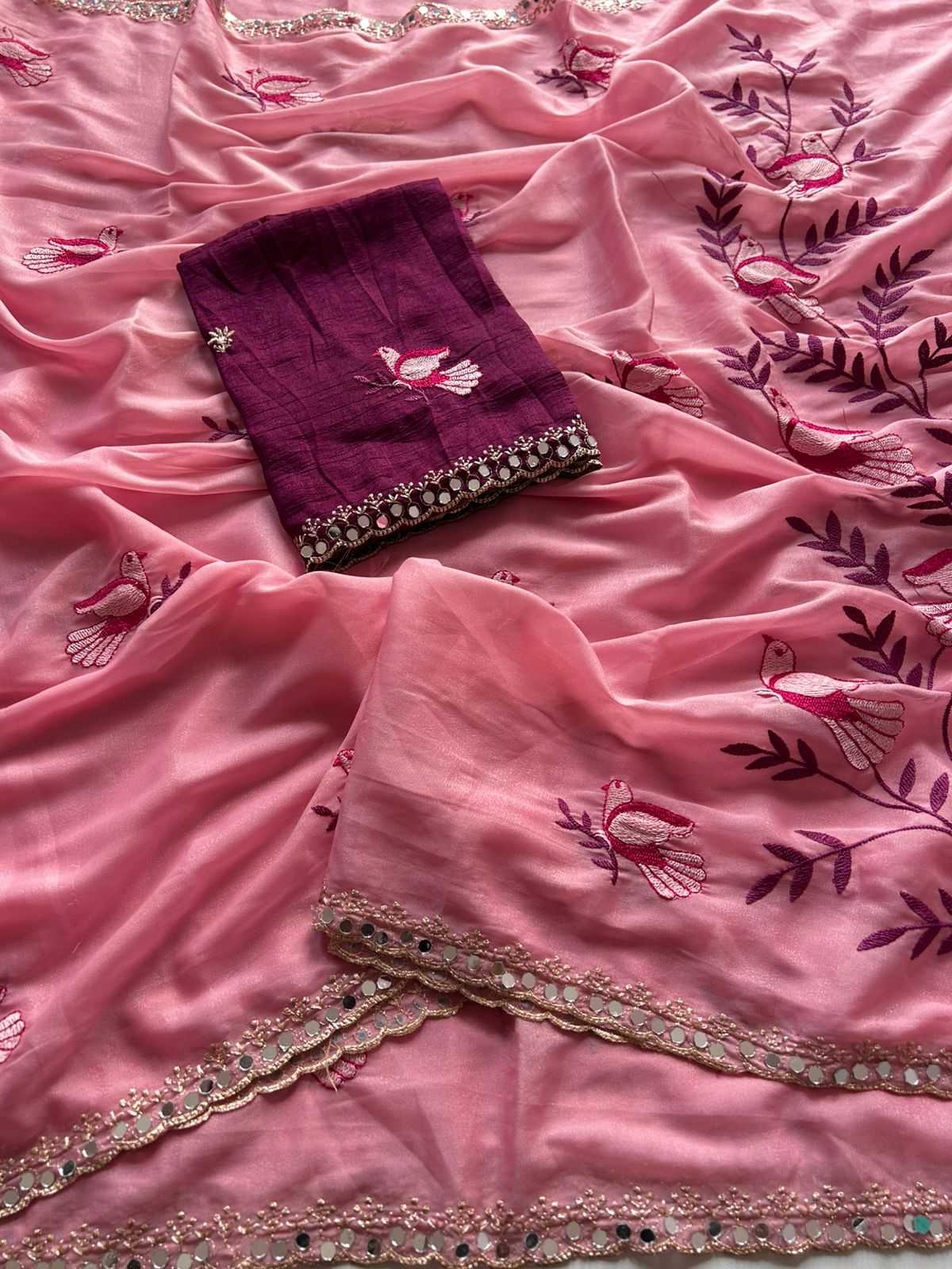 YNF Wholesale Georgette Designer Sarees  | Surat Manufacturer