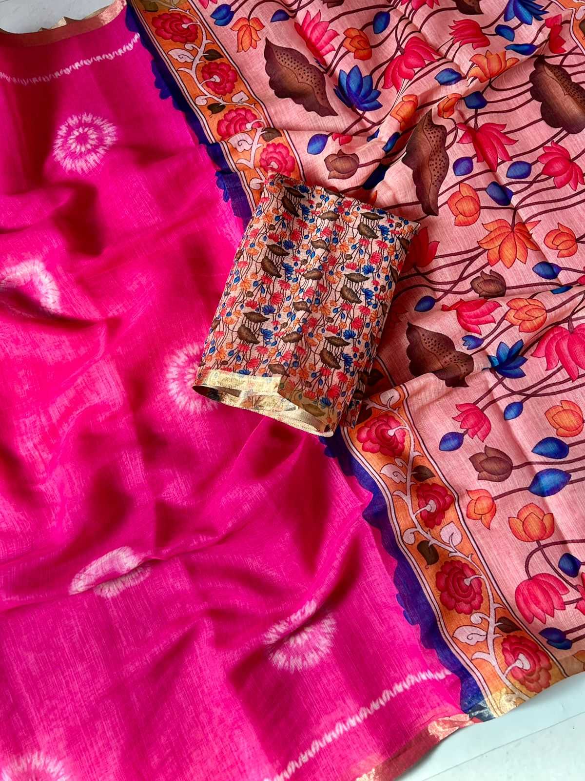 YNF Wholesale Cotton Designer Sarees  | Surat Manufacturer