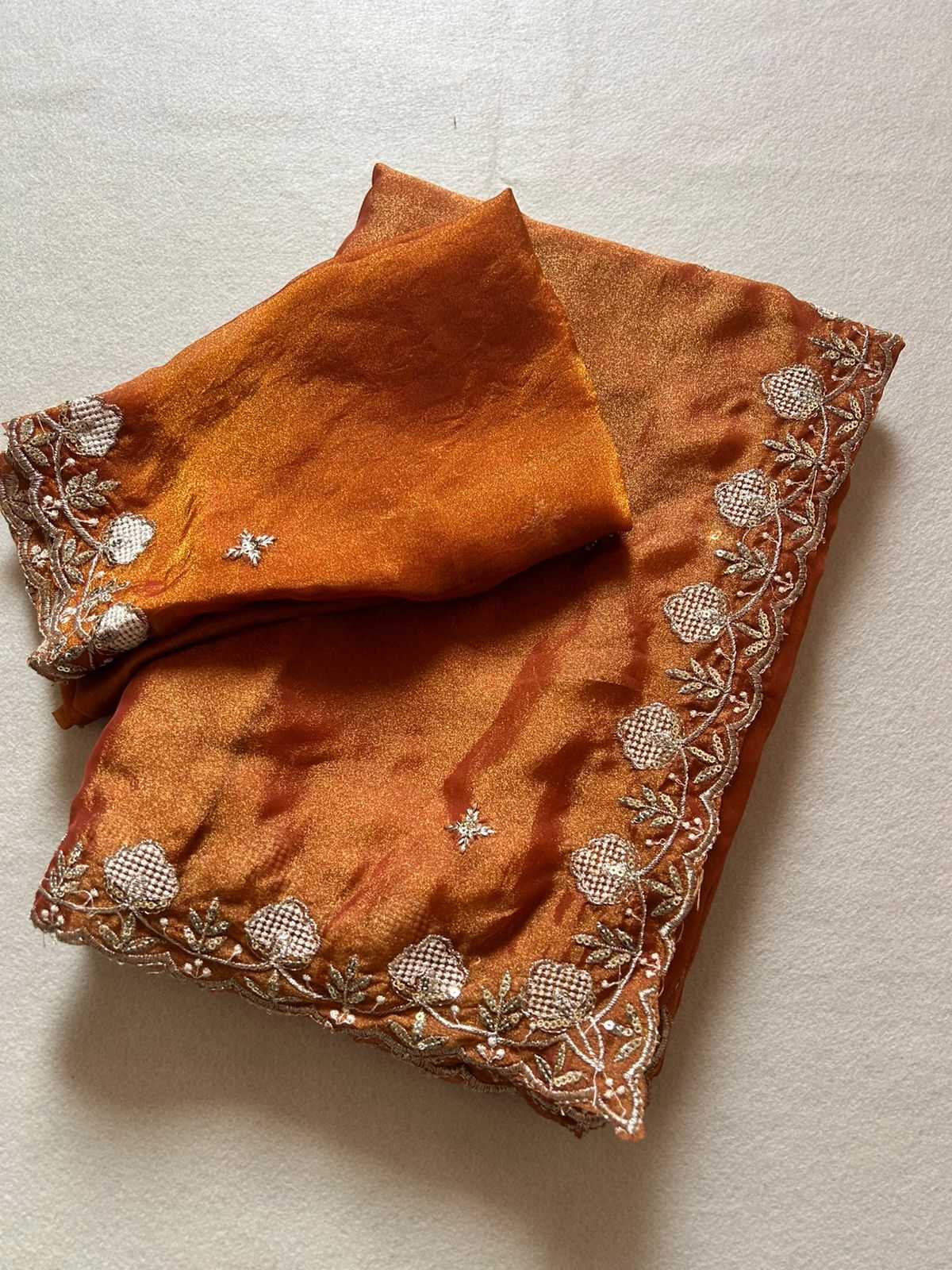 YNF Wholesale Tissue Silk Party Wear Silk Sarees  | Surat Manufacturer